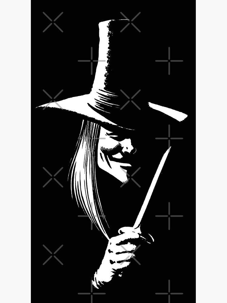 v, v for vendetta, guy fawkes, alan moore, comic, black and white Poster  for Sale by josram