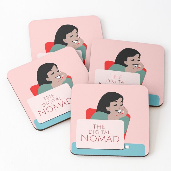 Item preview, Working Anywhere (Happy Girl Programming) designed and sold by MindCereal.
