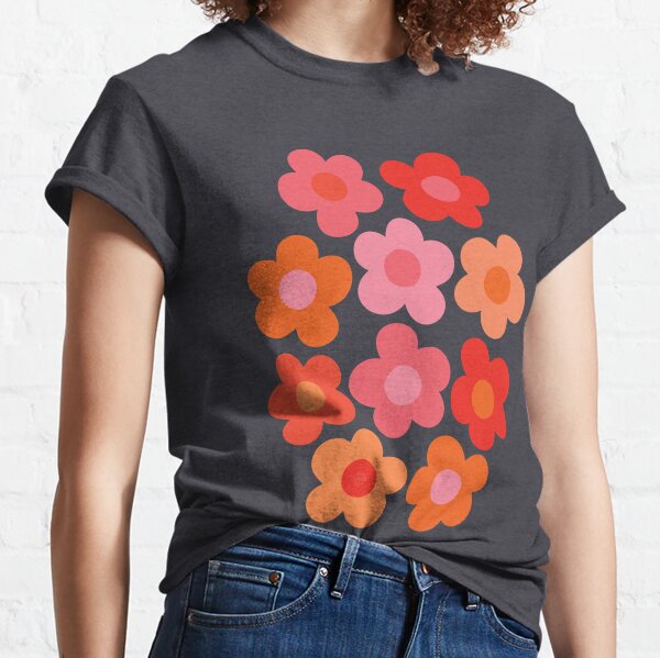 Boho Hippie Floral 60s T-shirt