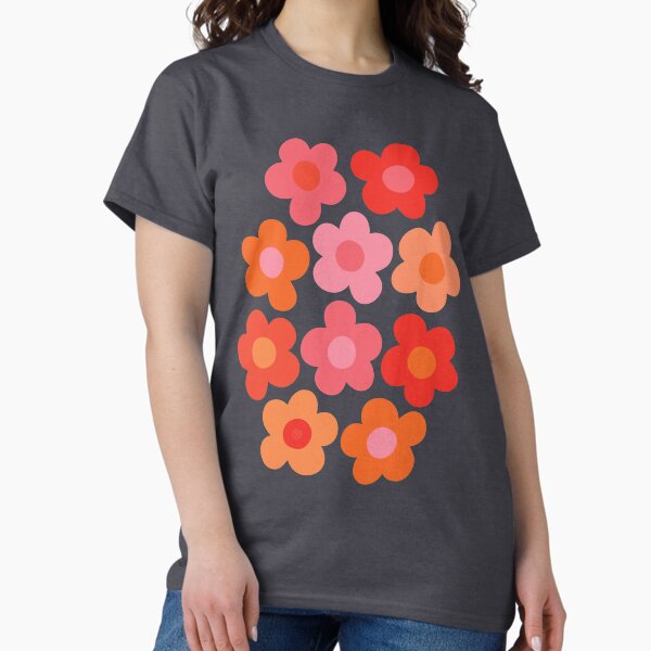 Item preview, Flowerfull on Olive (happy boho retro floral pattern) designed and sold by PaisleyMcNoodle.