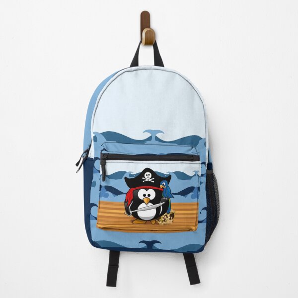 Item preview, Pirate Penguin with Treasure Chest designed and sold by Gravityx9.