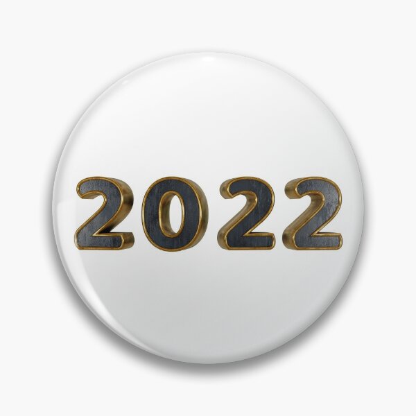 Item preview, happy new year 2022 text 3d metal gold texture with transparent background designed and sold by Mim007.