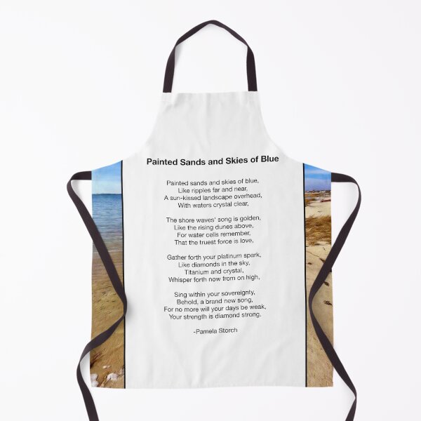 Item preview, Painted Sands and Skies of Blue Poem designed and sold by Pamela Storch.
