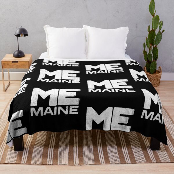 Item preview, ME Maine State Vintage Typography designed and sold by Creatively Torn.