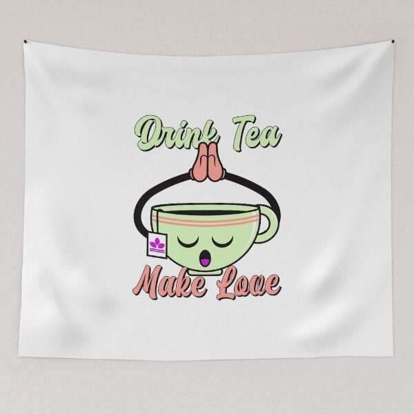 Item preview, drinking tea, tea lover enthusiast designed and sold by SuperiorPrints.