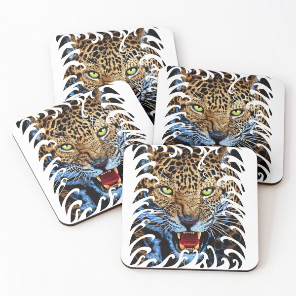 Item preview, Japanese leopard tattoo designed and sold by albertocubatas.