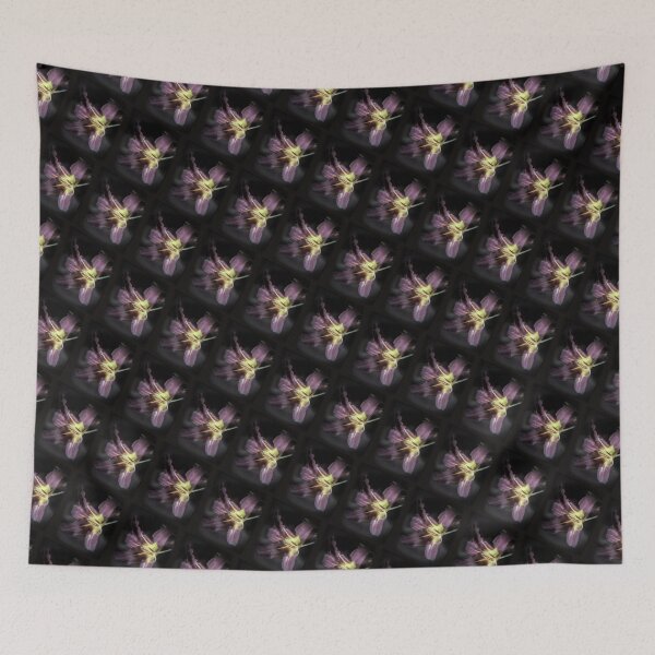 Item preview, red magic day lily floral pattern designed and sold by Dawna Morton.