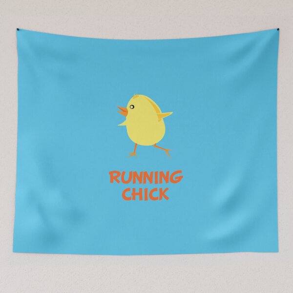 Item preview, Running Chick Sticker designed and sold by RaphaelSimon.