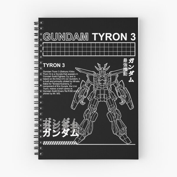Item preview, ZZ GUNDAM TYRON 3 MSZ-010  BLACK WHITE STREETWEAR designed and sold by Gundam Artwork.