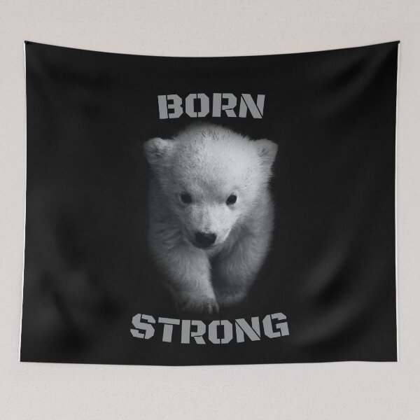 Item preview, Born Strong Polar Bear Cub designed and sold by OrangePyramid.