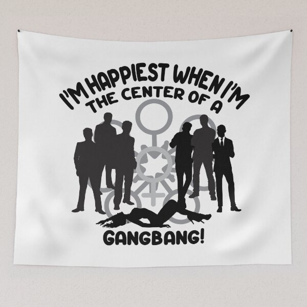 Item preview, I'm Happiest When I'm The Center of a Gangbang! Swinger Lifestyle Design. designed and sold by swingersshop.