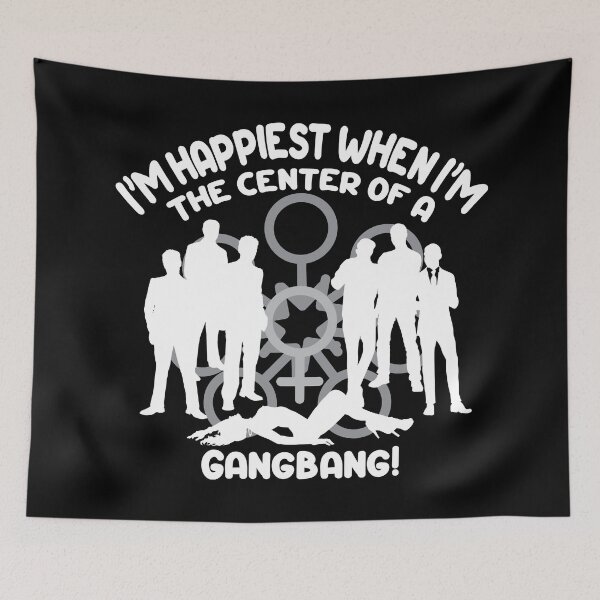 Item preview, I'm Happiest When I'm The Center of a Gangbang! Swinger Lifestyle Design. For darker colors designed and sold by swingersshop.