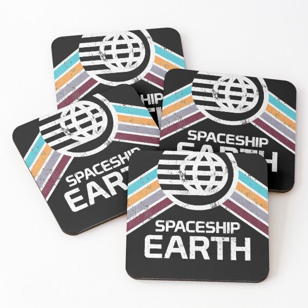 Item preview, Spaceship Earth Logo in Vintage Distressed Retro Style Essential  designed and sold by angelobarnett.