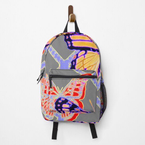 Item preview, MONARCH BUTTERFLIES DIAMOND PATTERN GREY ART designed and sold by sharlesart.