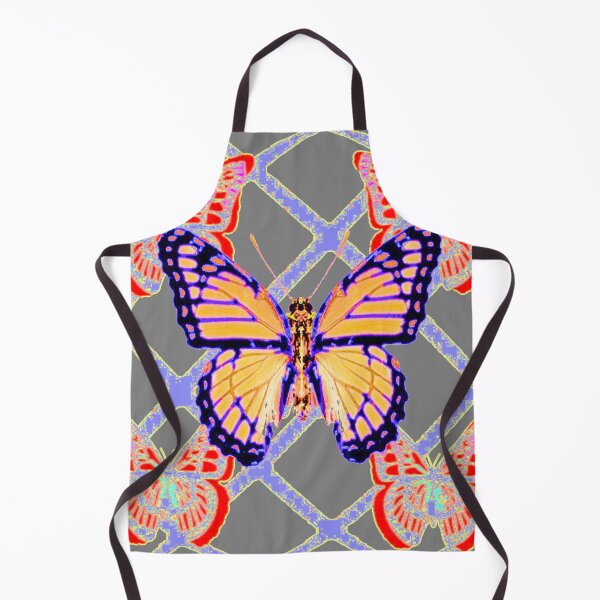 Item preview, MONARCH BUTTERFLIES DIAMOND PATTERN GREY ART designed and sold by sharlesart.
