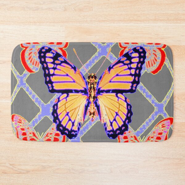 Item preview,  MONARCH BUTTERFLIES DIAMOND PATTERN GREY ART  designed and sold by sharlesart.