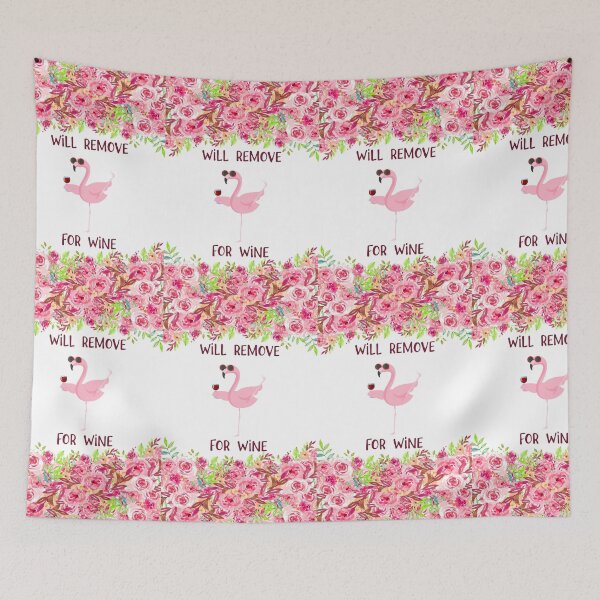 Item preview, FLAMINGO WILL REMOVE FOR WINE designed and sold by HayleyAnn79.