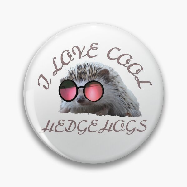 Item preview, i love cool hedgehogs - funny gnawer designed and sold by vibeno1.