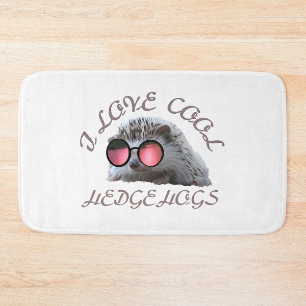 Item preview, i love cool hedgehogs - funny gnawer designed and sold by vibeno1.