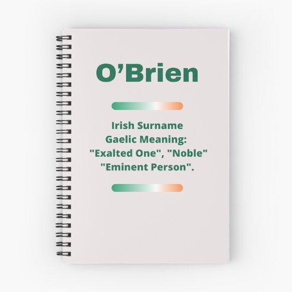 Item preview, O’Brien Family Surname Meaning designed and sold by teewearstyle.