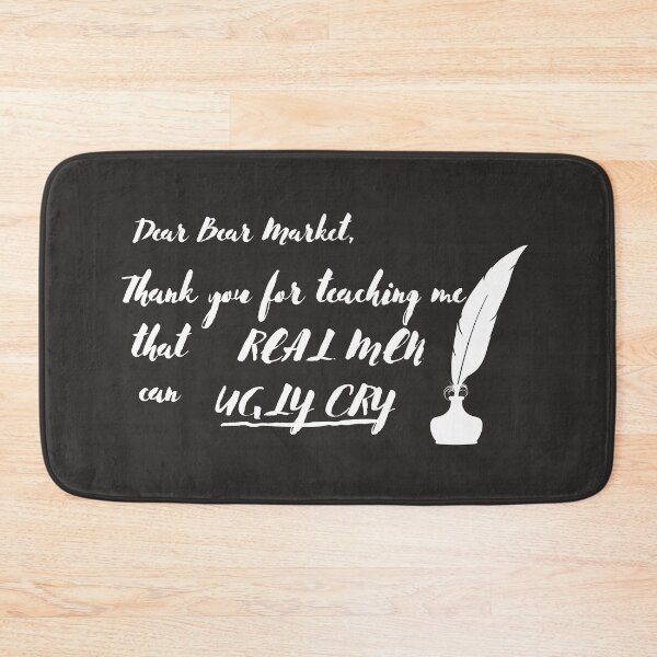 Item preview, Real men can ugly cry- Funny – Dog lover - Gag gift - Unique gift for stock market, crypto, options trader, forex traders and day traders  designed and sold by TradingTeesKids.