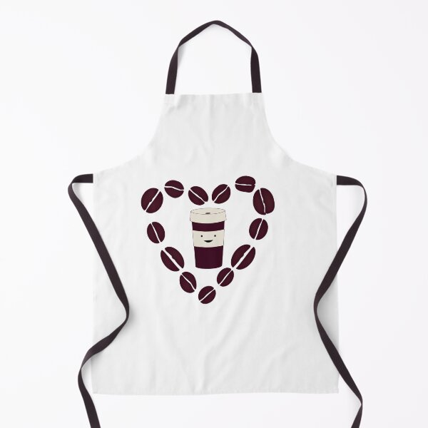 Item preview, Cute Coffee Cup in a Coffee Bean Heart designed and sold by Hedgie Designs.