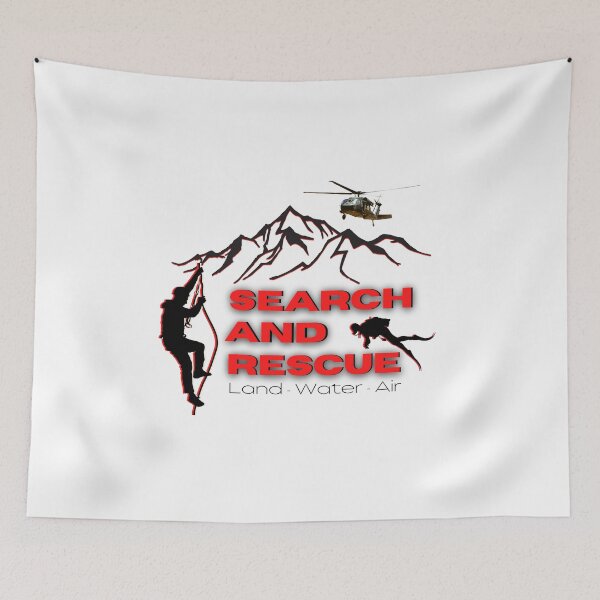 Item preview, SEARCH AND RESCUE (Land-Water-Air) designed and sold by KC-IM.