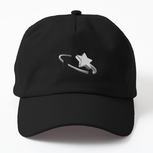 TRAPSTAR Silver Pop Smoke Crip Star Iced Out Design - Dark London Silver Dad Hat