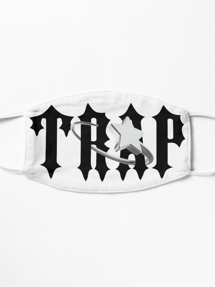TRAPSTAR Silver Pop Smoke Crip Star Iced Out Design - Dark London
