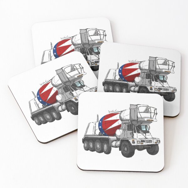Item preview, American Concrete Truck 4 de julio designed and sold by Michael Garber.