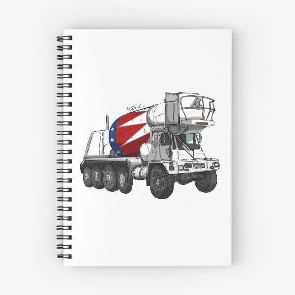 Item preview, American Concrete Truck 4th of July designed and sold by Michael Garber.