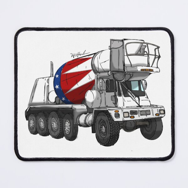 Item preview, American Concrete Truck 4th of July designed and sold by Michael Garber.