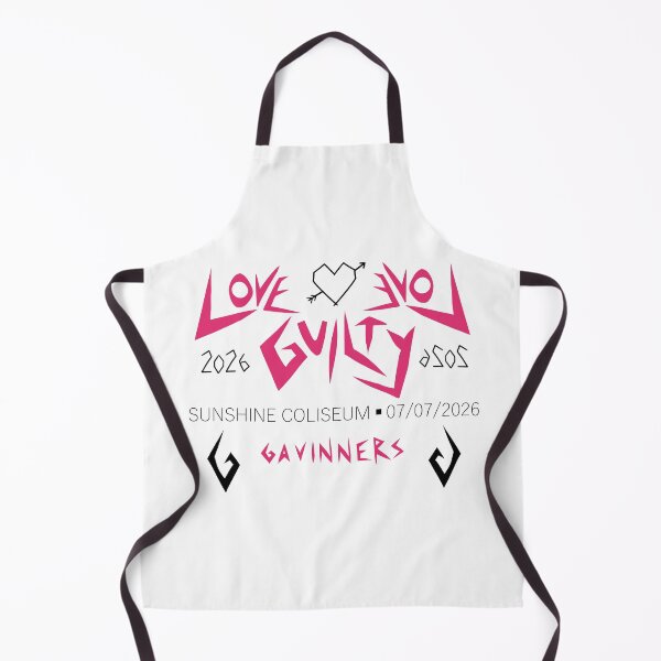 Item preview, LOVE LOVE GUILTY Gavinners Tour Merch (Black Text) designed and sold by GABR1ELKIT.