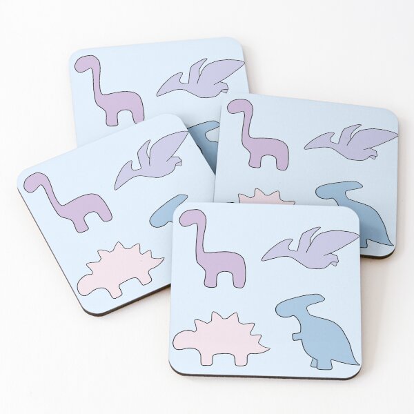 Item preview, Pastel Dinos Blue designed and sold by LexieRJ.