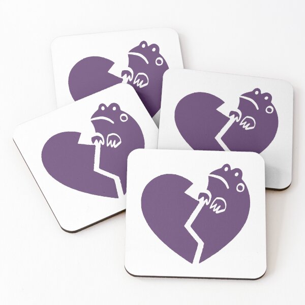 Item preview, (purple heart) break frog logo designed and sold by moosesharkrhino.