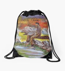 Hidden in Plain View Sometimes Life Escapes Us Drawstring Bag