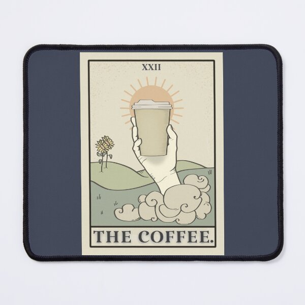 Item preview, Tarot Card The Coffee Major Arcana - Coffee Lovers Drawing designed and sold by ViewerEqualsPhoton.