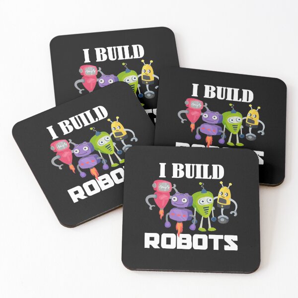 Item preview, I Build Robots Nerd Geek Robotic Engineer designed and sold by Dressed For  Duty.