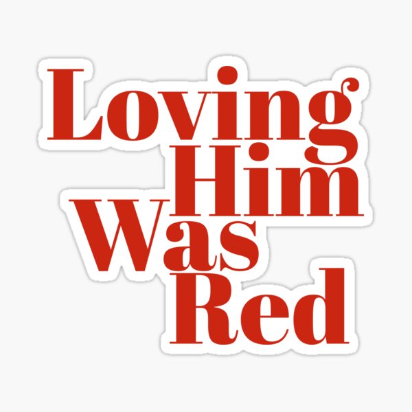 RED- Taylor Swift album sticker pack | Sticker