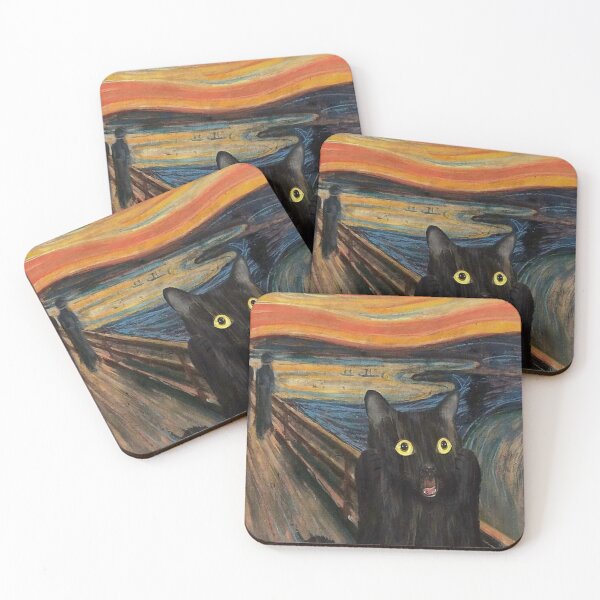 Artikelvorschau, van gogh malen katze entworfen und verkauft von cherrydroplets.