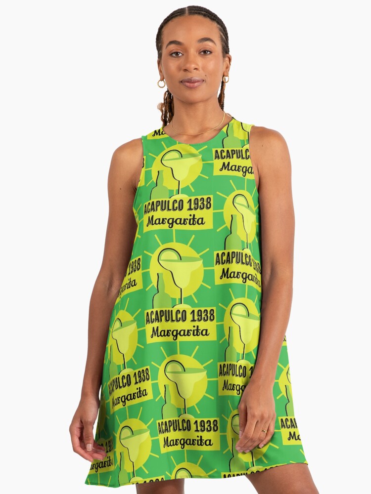 margarita green dress Green and blue Margarita dress – Rouge Canapé