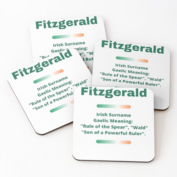 Item preview, Fitzgerald Family Surname Meaning designed and sold by teewearstyle.