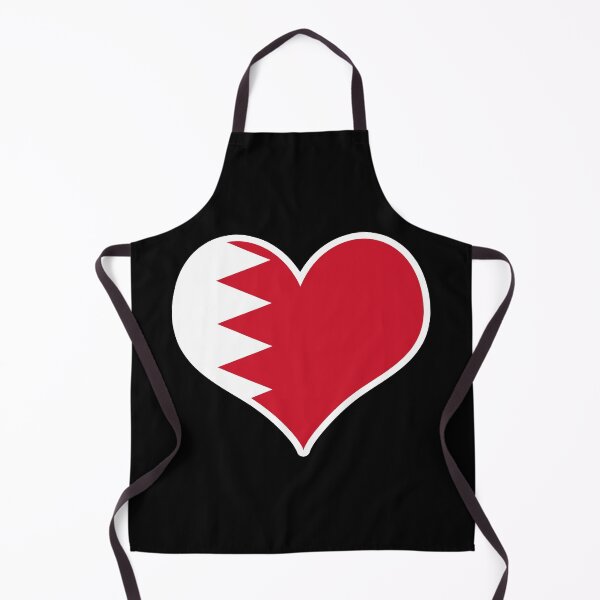 Item preview, Bahrain Flag Heart designed and sold by PKHalford.