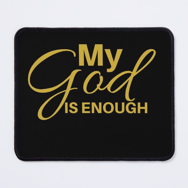 Item preview, My God Is Enough Made By Chantele Journal Collection designed and sold by  MADE BY CHANTELE on redbubble.