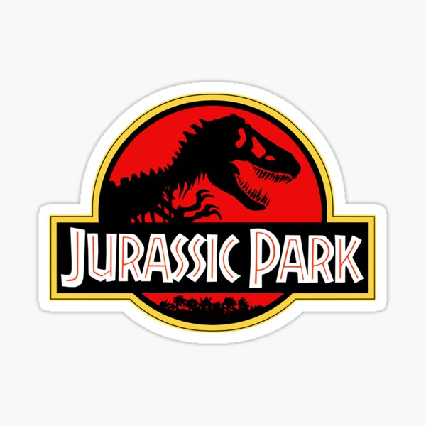 The super old Jurassic Park stickers I found while packing. : r/JurassicPark