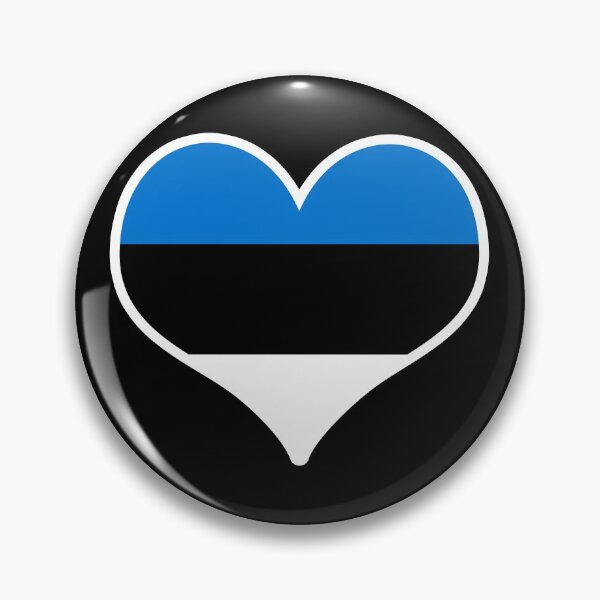 Item preview, Estonia Flag Heart designed and sold by PKHalford.