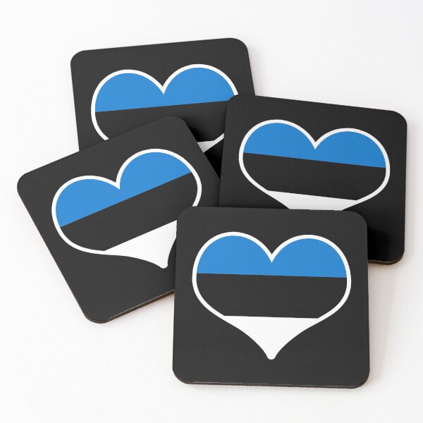 Item preview, Estonia Flag Heart designed and sold by PKHalford.