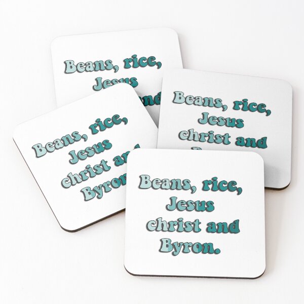 Item preview, Beans, rice, Jesus christ and Byron designed and sold by sticker-vault.