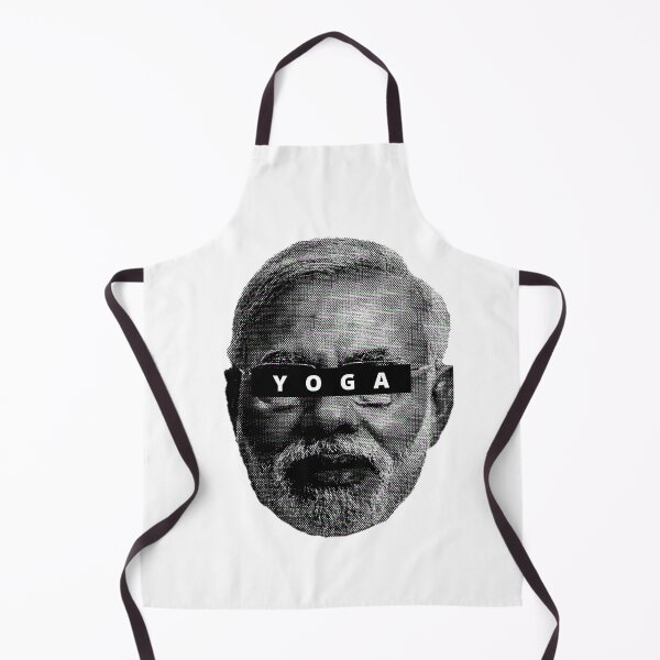 Item preview, Cool Narendra Modi Indian prime minister Black yoga designed and sold by Tiredmenphilo.