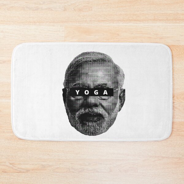 Item preview, Cool Narendra Modi Indian prime minister Black yoga designed and sold by Tiredmenphilo.